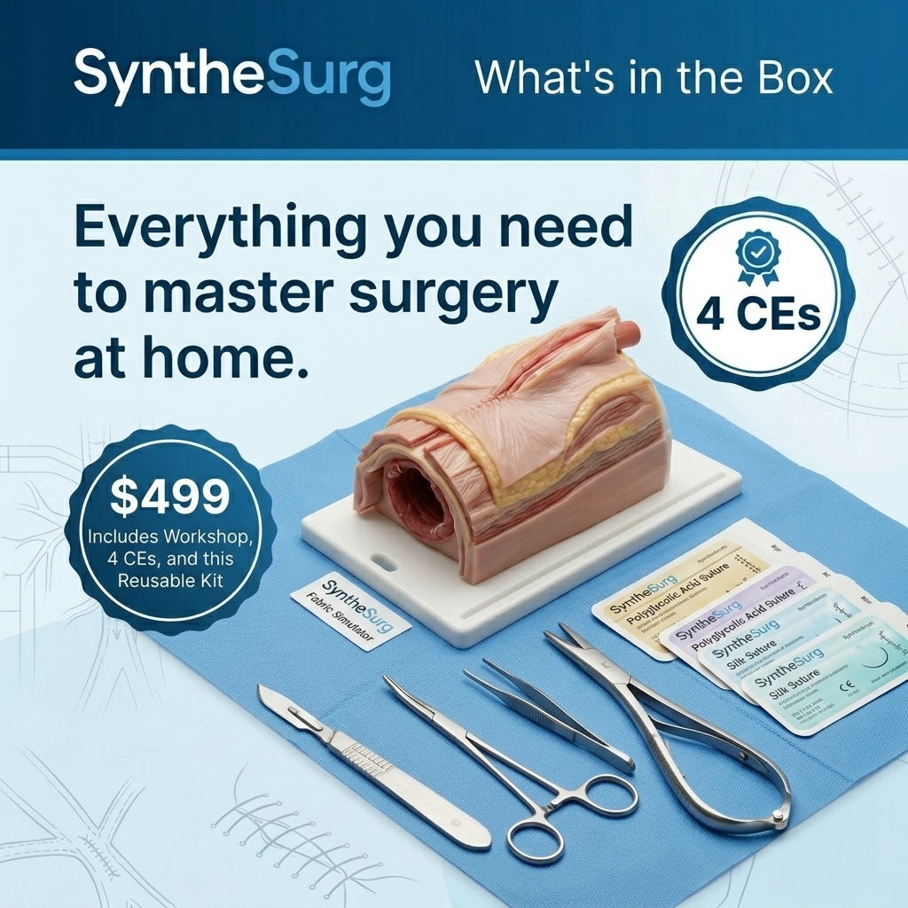 Live Virtual Hands-On Surgical Skills Class — 4 AST CE Credits
