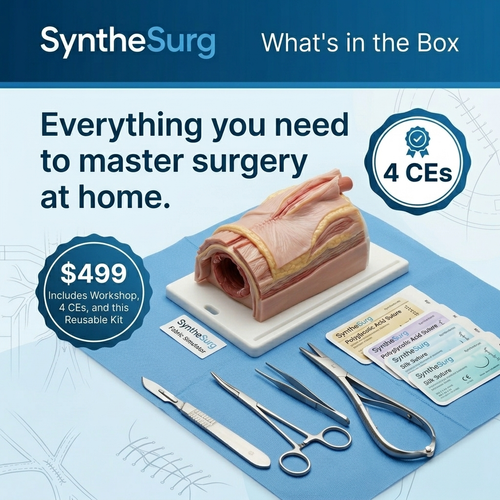 Live Virtual Hands-On Surgical Skills Class — 4 AST CE Credits